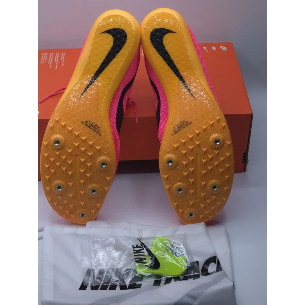 Nike Zoom Mamba 6 Hyper Pink Racing Run Track Spikes Shoes‎ DR2733-600 Mens 12
